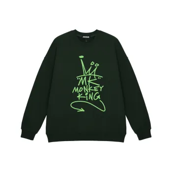 MK MONKEY KING Sweatshirt Unisex Turquoise