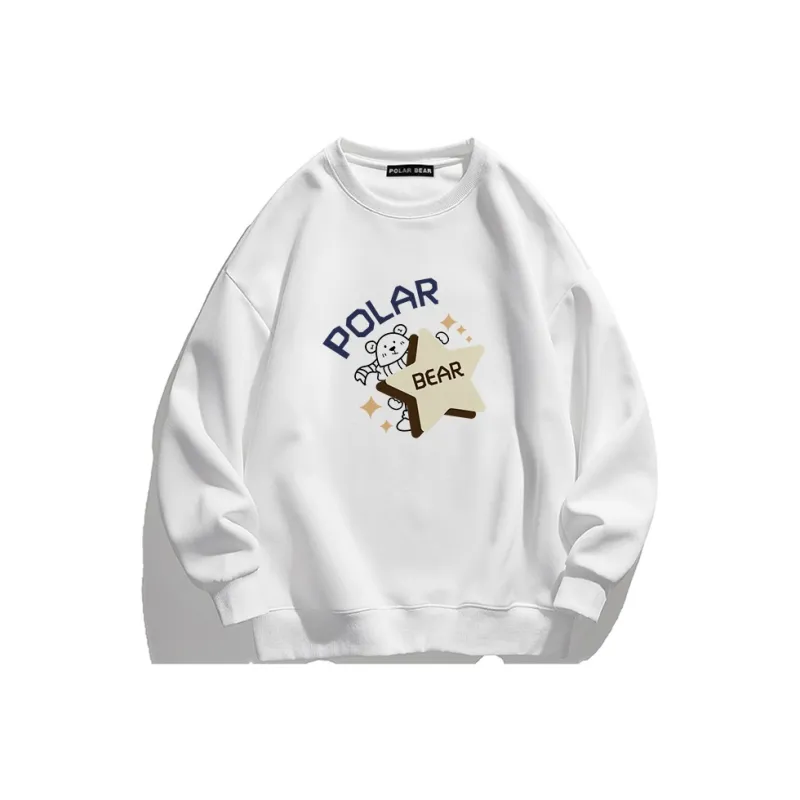 POLAR BEAR Sweatshirt Unisex White-0