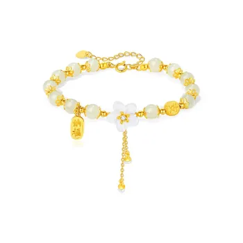 YINCHIE Hetian Jade Bracelets White Jade/Pale Greenish White Jade Women's