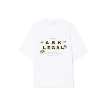 OFF-WHITE Arrow Ask Legal Skate Tee