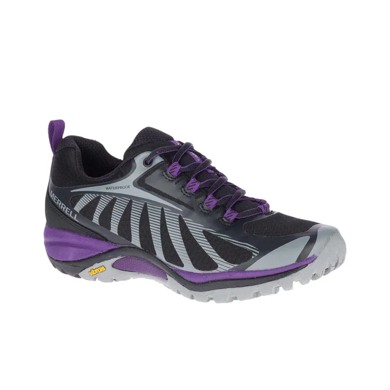 MERRELL Siren Edge 3 Low Top Hiking Shoes Women's Black Purple-1