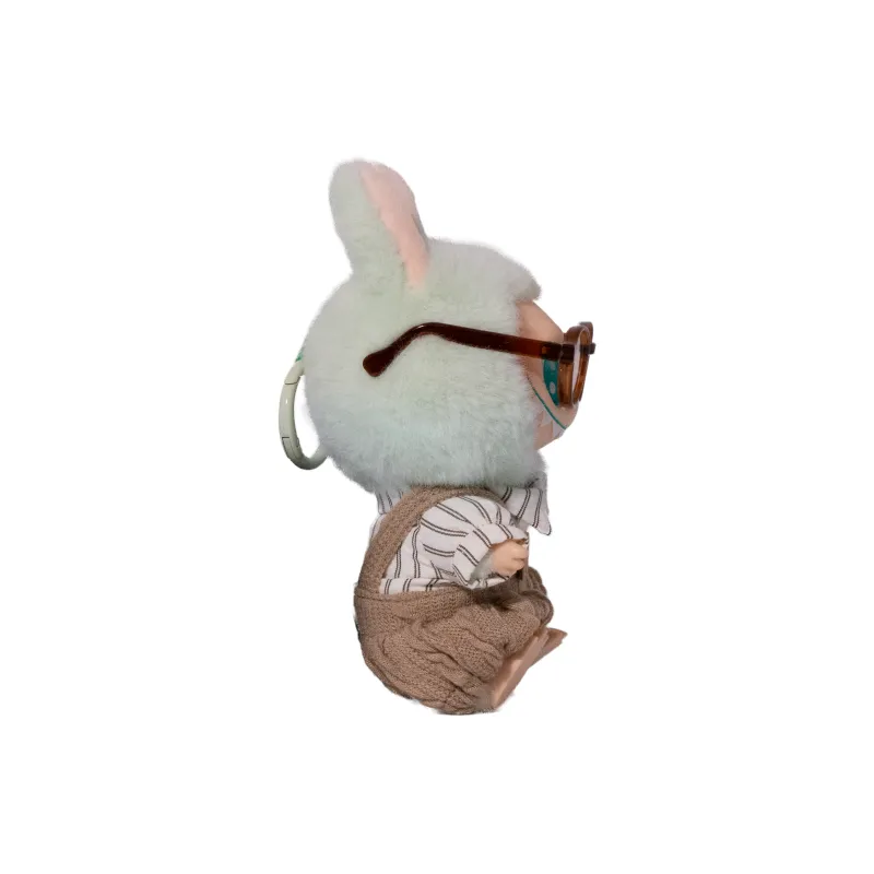 [Modified Doll] POP MART THEMONSTERS BABY BEAR, WRONG Hang Tag Box Labubu Vinyl Sitting Party, 15cm In Height-2