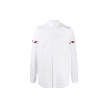 THOM BROWNE Rwb Stripe Buttoned Shirt