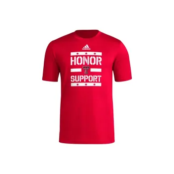 Adidas Free Shipping With AdiClub Texas Tech Short Sleeve Pre-Game Tee