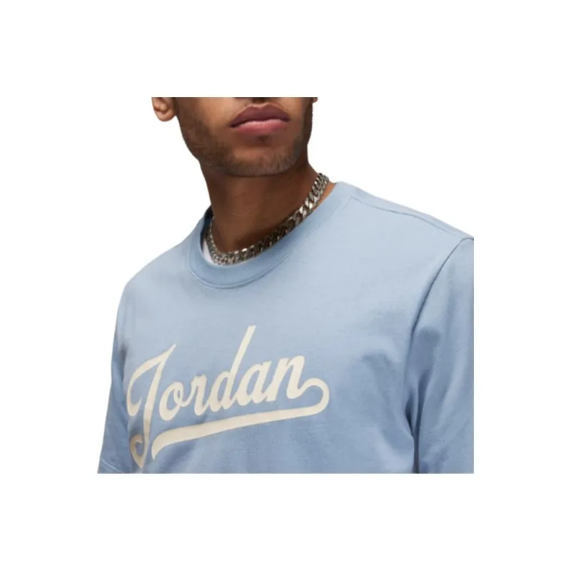 Jordan Flight MVP T Shirt Men's Blue Gray-3