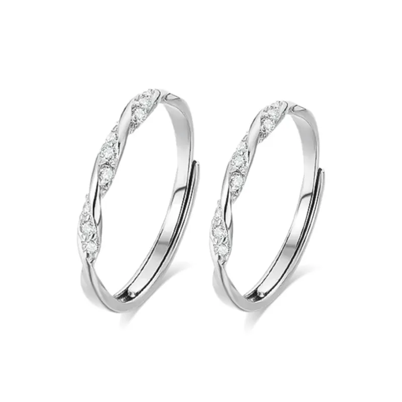 CHINA GOLD Processing S925 Silver Rings Unisex-5