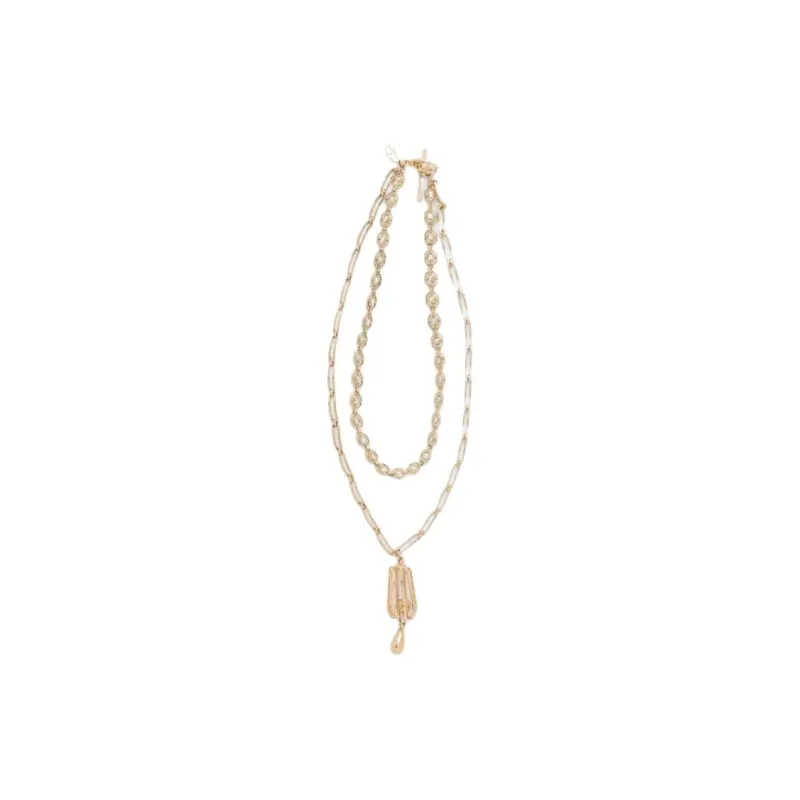 WEEKEND MaxMara Metal Necklaces Women's Gold-0