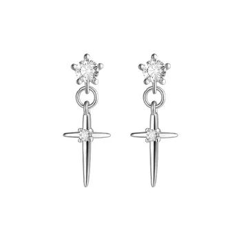 KiNGZiT Alloy Stud Earrings Unisex