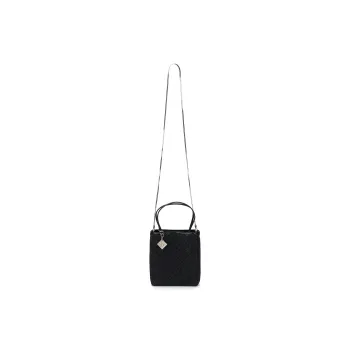 TORY BURCH Fabric Tote Bag Shopping Bag Shoulder Bag Handbag Mini Women's Black