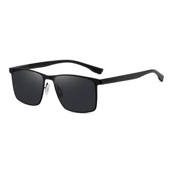 Yamaichi Maru Stainless Steel TR90 Square Sunglasses Unisex