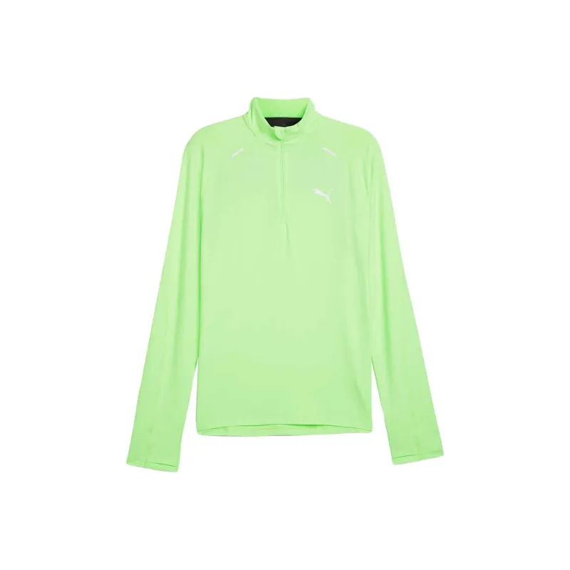 PUMA RUN CLOUDSPUN T Shirt Men's Apple Green-0