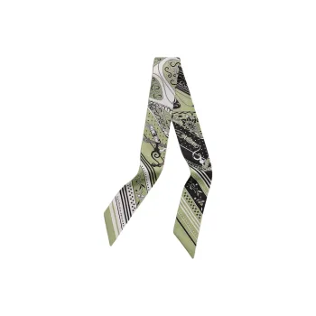HERMES Silk Scarves Women's Green