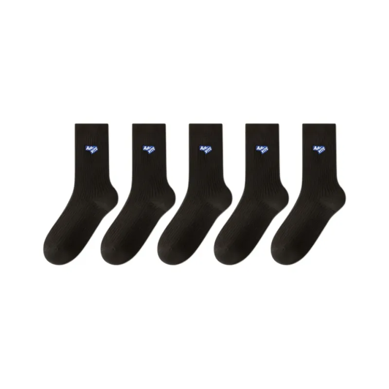 MIIOW Mid Calf Socks Unisex 5 Pack-11