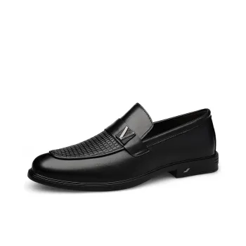 GEWEILUO Loafers Men Black