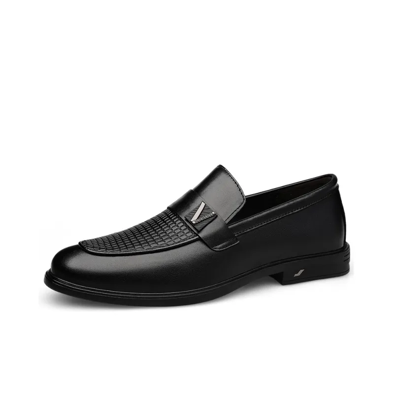 GEWEILUO Loafers Men Black-0