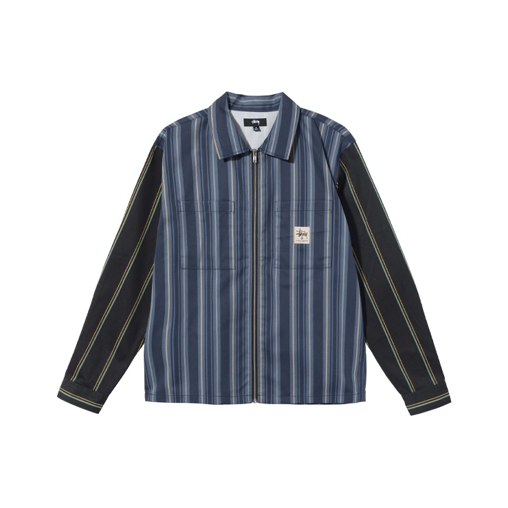 Stussy Light Weight Long-Sleeve Zip Polo Black XL - POIZON