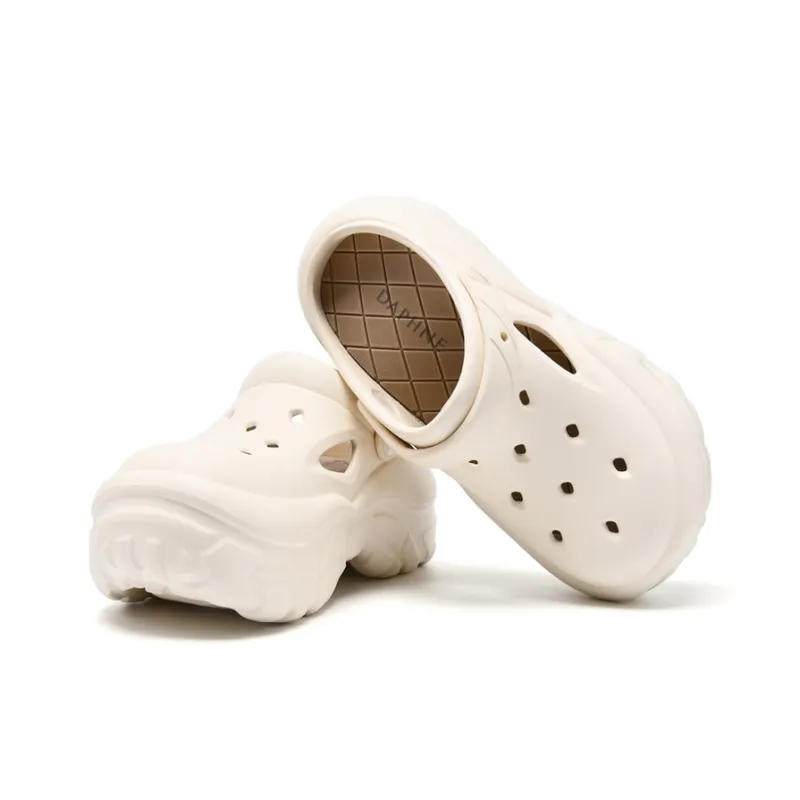 DAPHNE Clogs Women's Beige Yellow-4