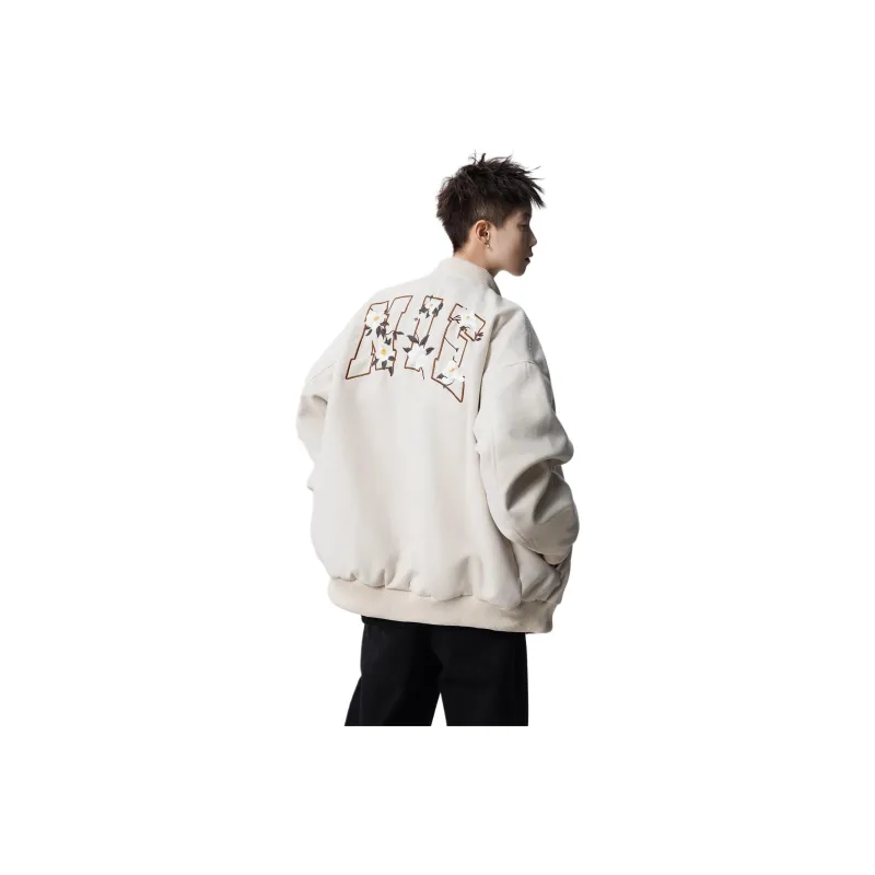 M MAICCO Design Letter Embroidery American Trendy Brand Windbreaker Jackets & Coats Unisex-24