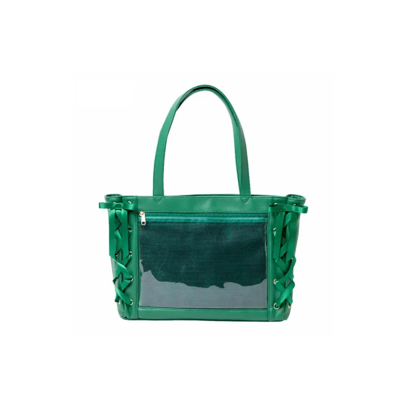 OTA Fabric Shoulder Bag Regular Women's Silver-26