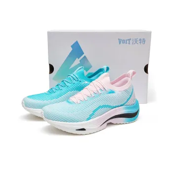 VOIT Running Shoes Unisex Low Top Left Pink Blue