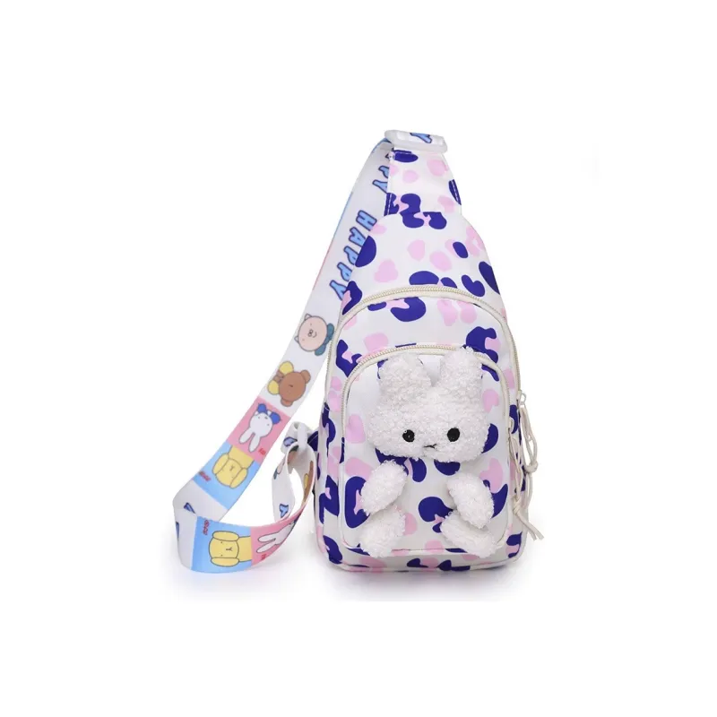 H YXIANG Canvas Sling Bag Mini Women's Multicolor-1