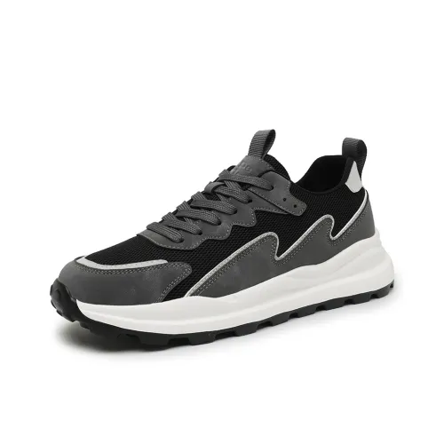SUPEREDGE Anti Slip Wear Resistant Low Top Casual Shoes Men's