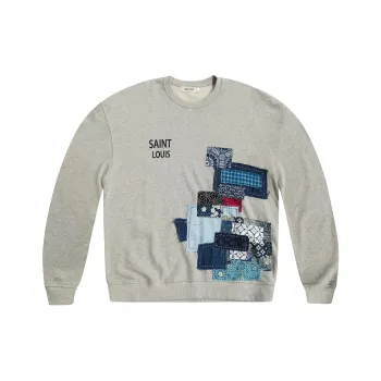 SSSAINT LOUIS Sweatshirt Unisex Heather Gray