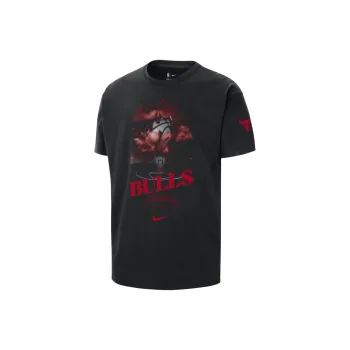 Nba X Nike Chicago Bulls T Shirts Men Black