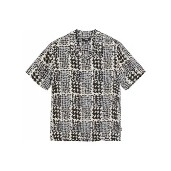 Stussy Hand Drawn Houndstooth Shirt