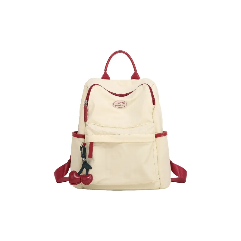 TOUTOU Fabric Backpack Large Size Women's Multicolor-9