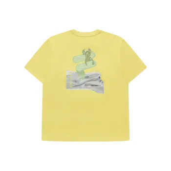 FILA FUSION T Shirt Unisex Yttrium Gold