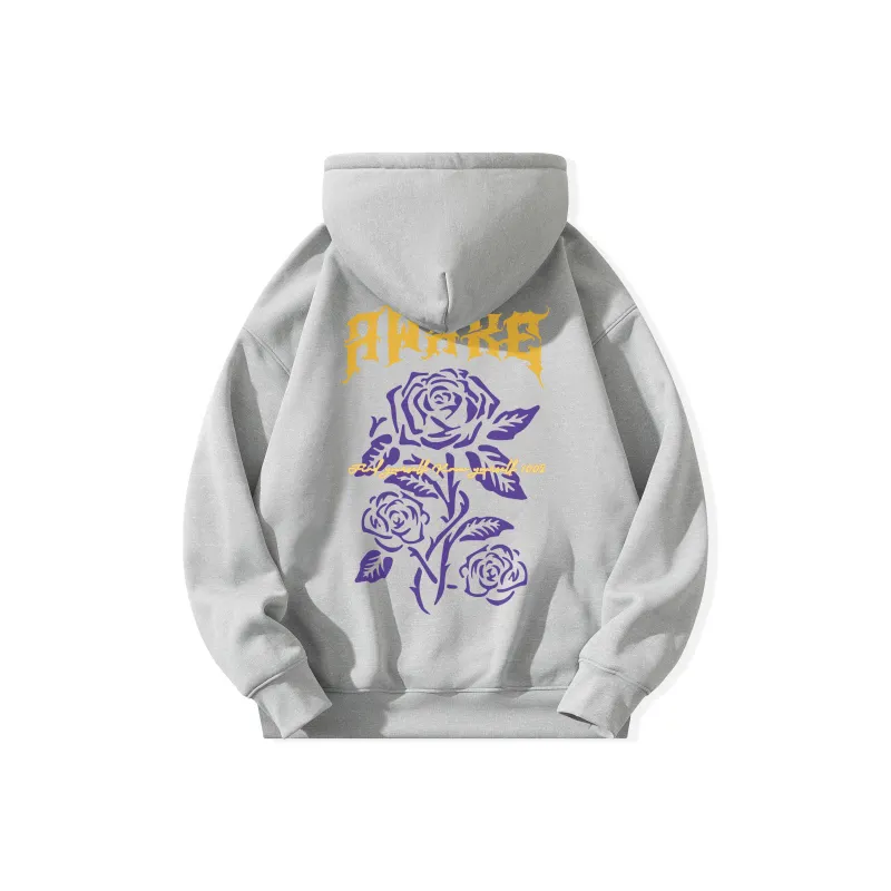 ACHS AWAKE Rose Printed Unisex Sweatshirt-4