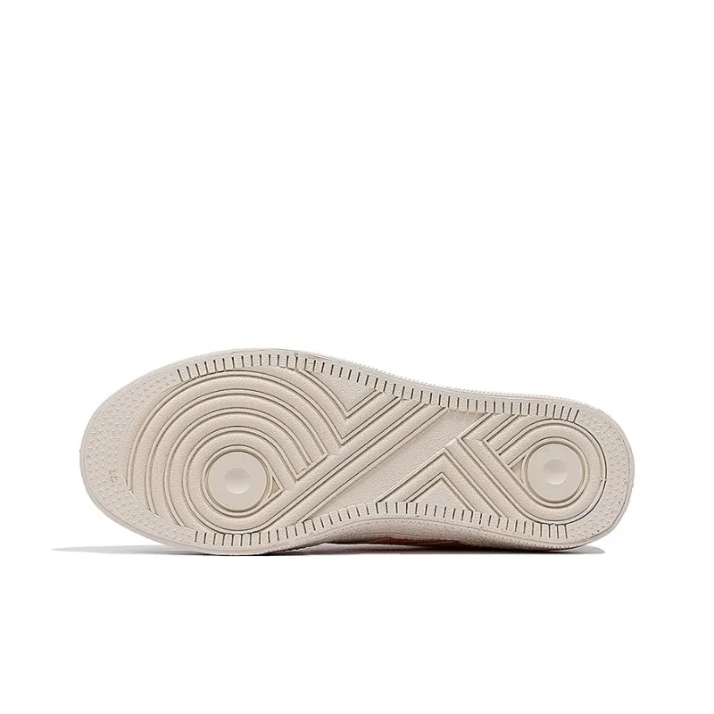 Feiyue Coverage Abrasion Resistant Lightweight Low Top Skateboard Shoes Women's White Pink-5
