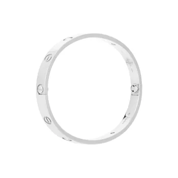 Cartier 18kt White Gold Love Diamond Bracelet