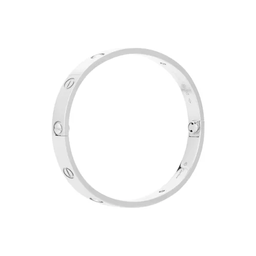 Cartier 18kt White Gold Love Diamond Bracelet