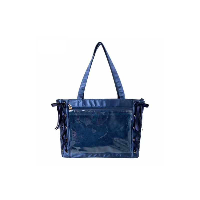 OTA Fabric Shoulder Bag Regular Women's Silver-9