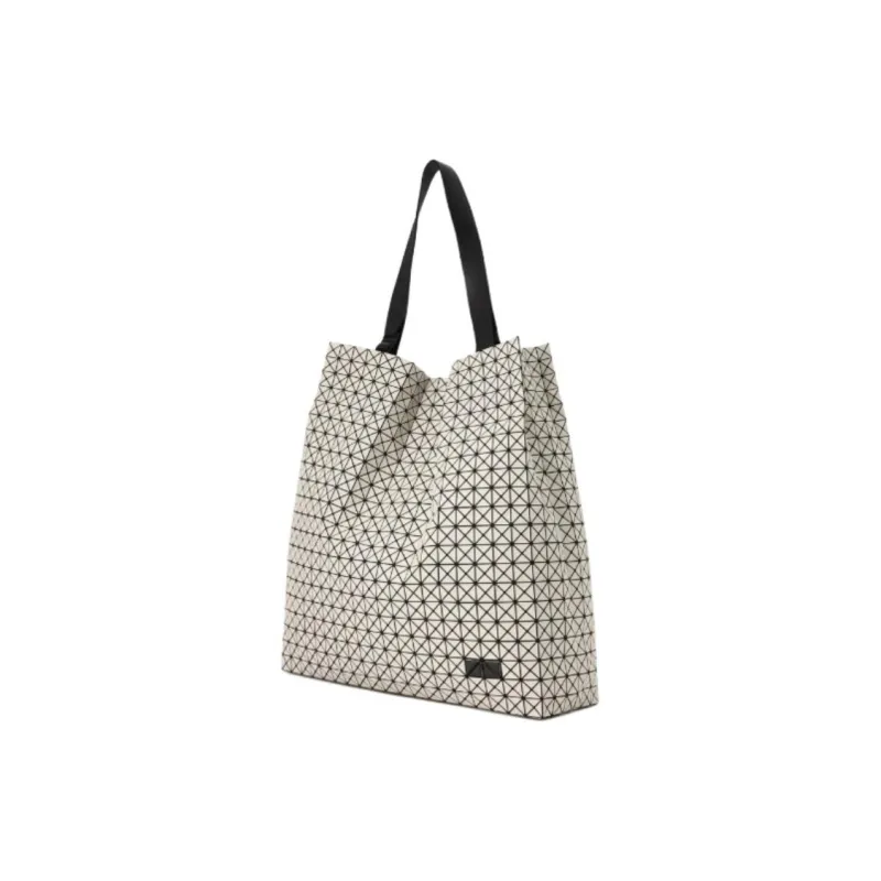 ISSEY MIYAKE Polyurethane Tote Bag, Shopping Bag, Handbag Regular Men's Sandy Beige-1