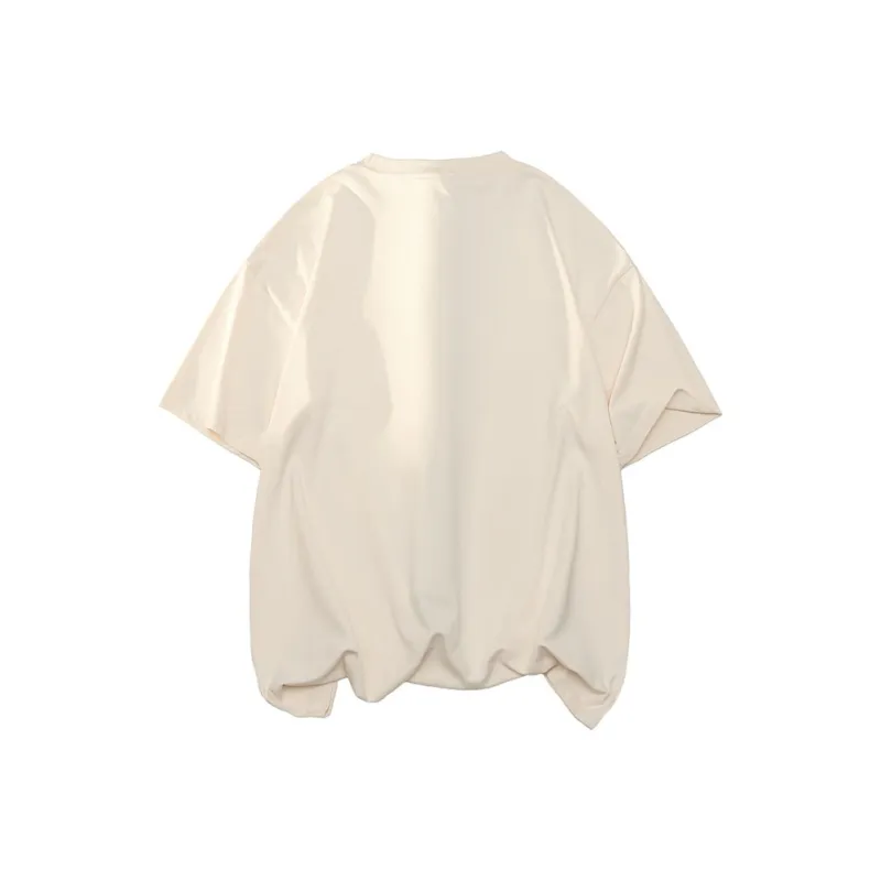 BRUMAIRE T Shirt Unisex Apricot Comes With Random Print Short Sleeved Top-15