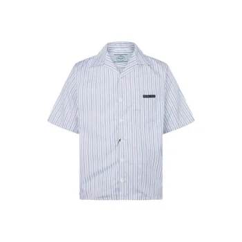 PRADA Shirts Men Blue