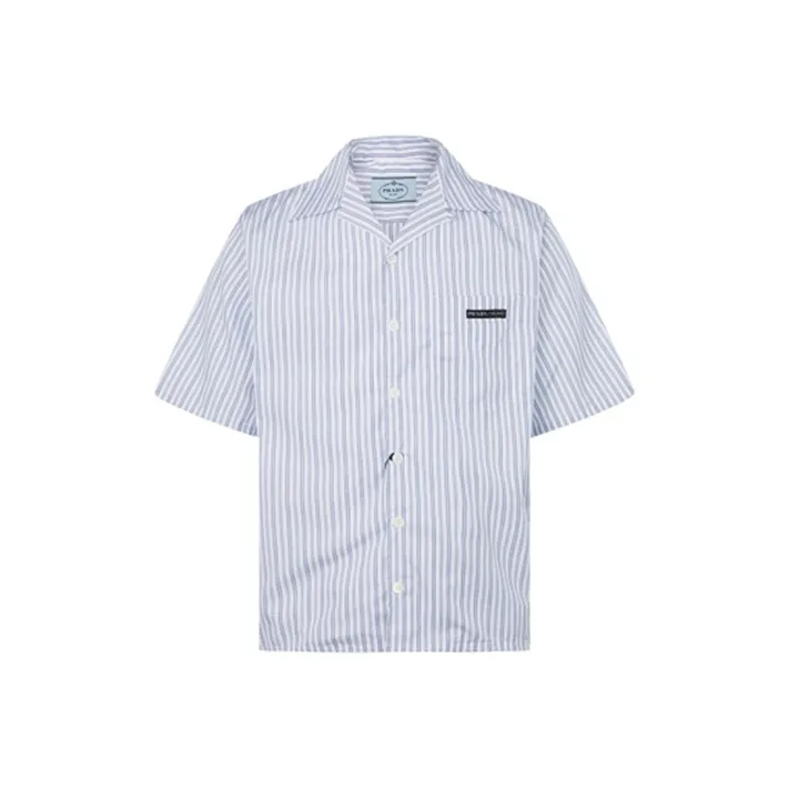 PRADA Shirts Men Blue-0