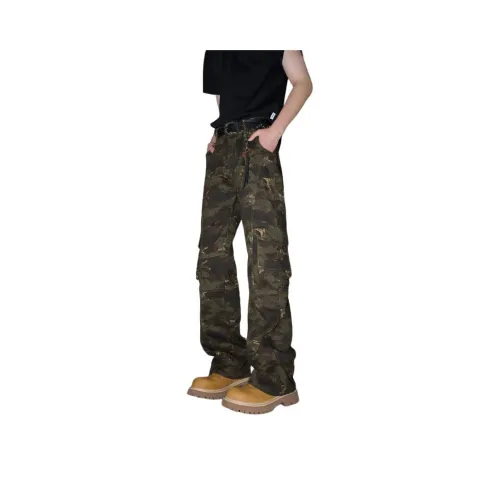 COMXZ Cargo Pants Unisex Camouflage