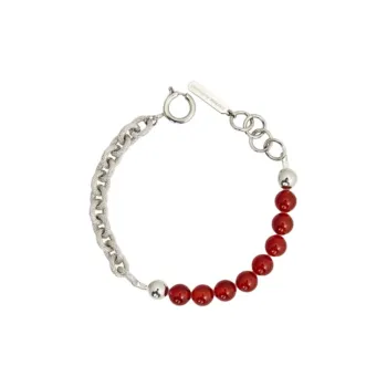 JUSTINE CLENQUET Brass Bracelets Unisex Silver
