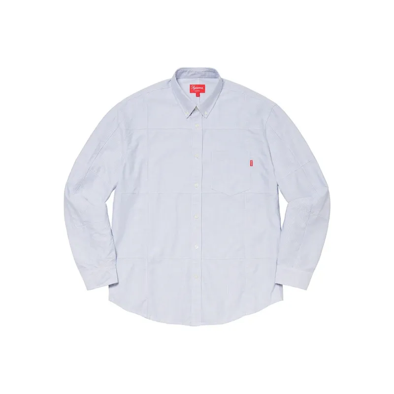 Supreme Patchwork Oxford Shirt-2