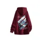 Burgundy (Heavyweight Polyester-Cotton Thickened and Fleece-Lined-Fleece-Lined EH81S)