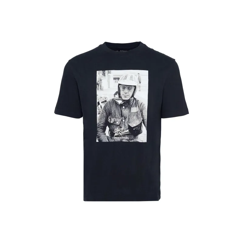 BARBOUR International Graphic Printed T Shirt-0