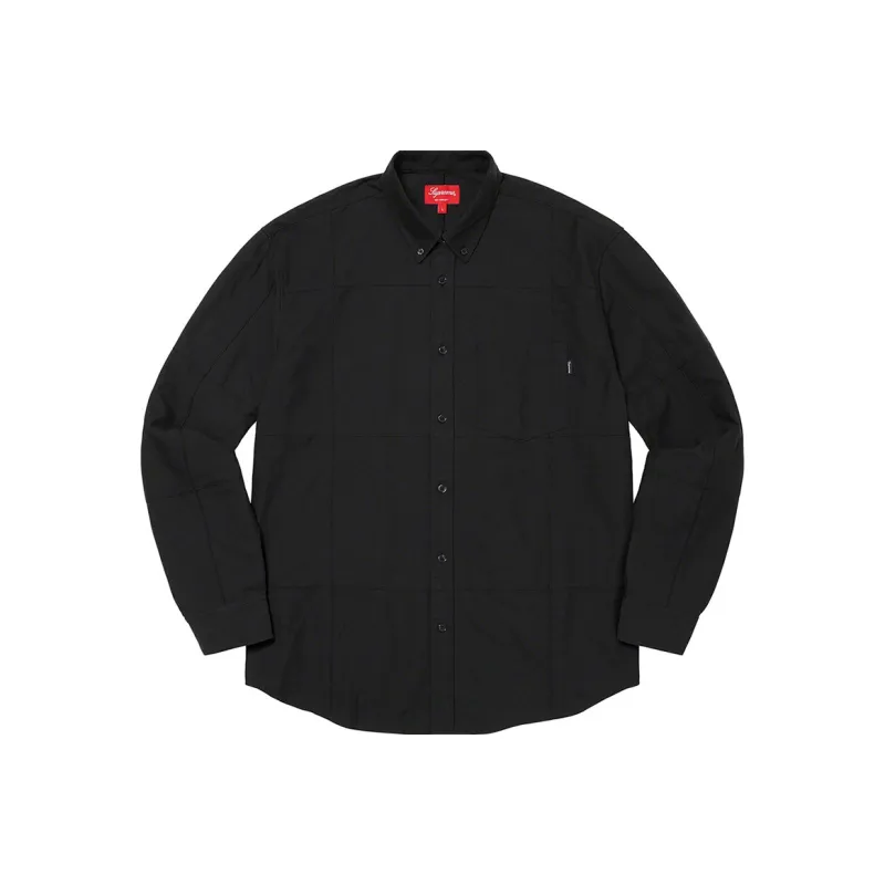 Supreme Patchwork Oxford Shirt-0