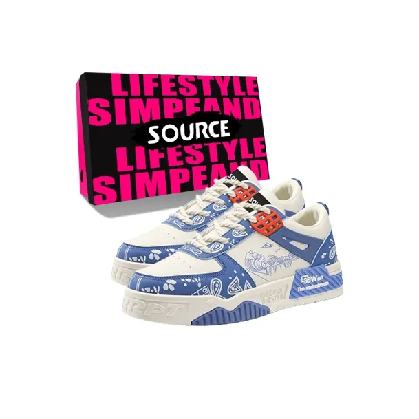 SOURCE Abrasion Resistant Balance Lightweight Low Top Skateboard Shoes Men's-3