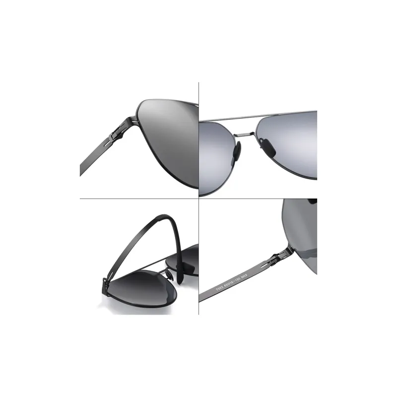 Yamaichi Maru Stainless Steel Round Sunglasses Unisex-4