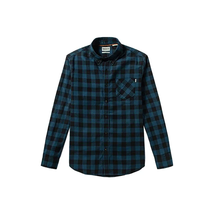 Timberland Shirts Men Dark Denim-0