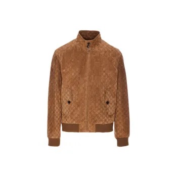 GUCCI Embossed Gg Bomber Jacket